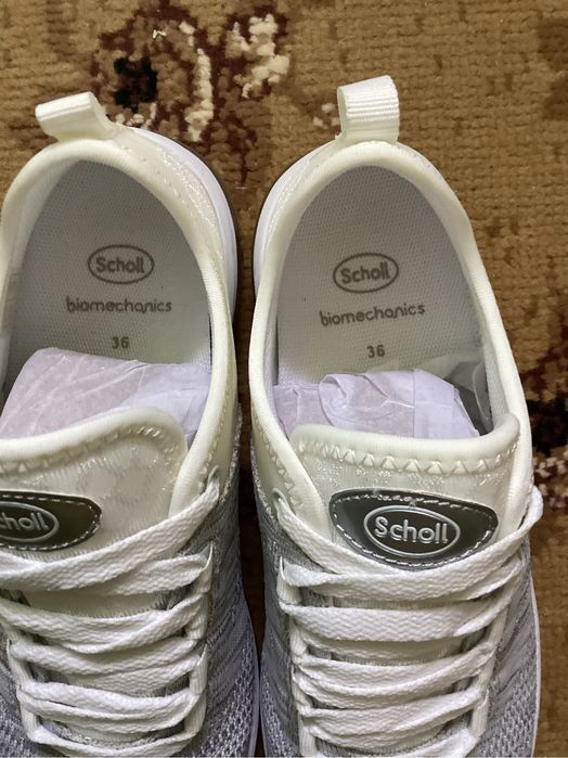 Sneakers scholl darwin, marimea 36, culoare alb cu gri