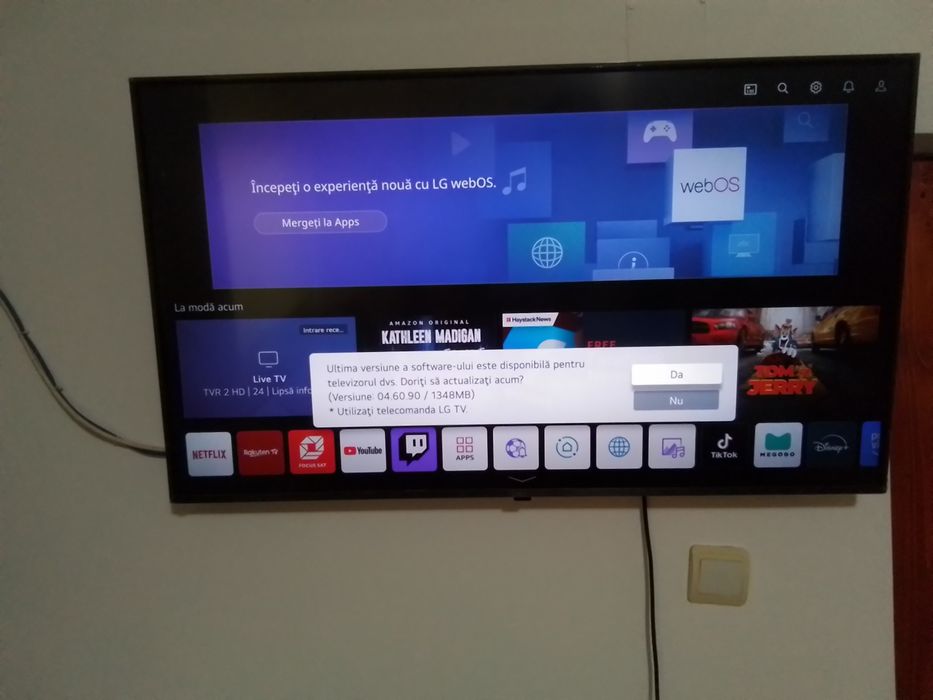 Vand televizor smart LG diagonala 108 cm