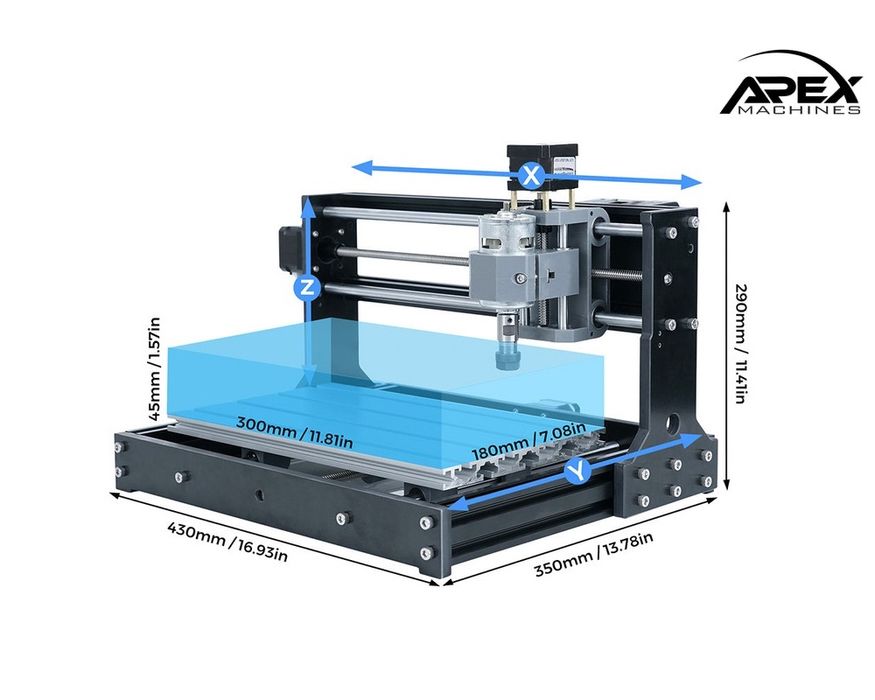 Фрезерный ЧПУ ровер станок TTC3018s | CNC rover stanok