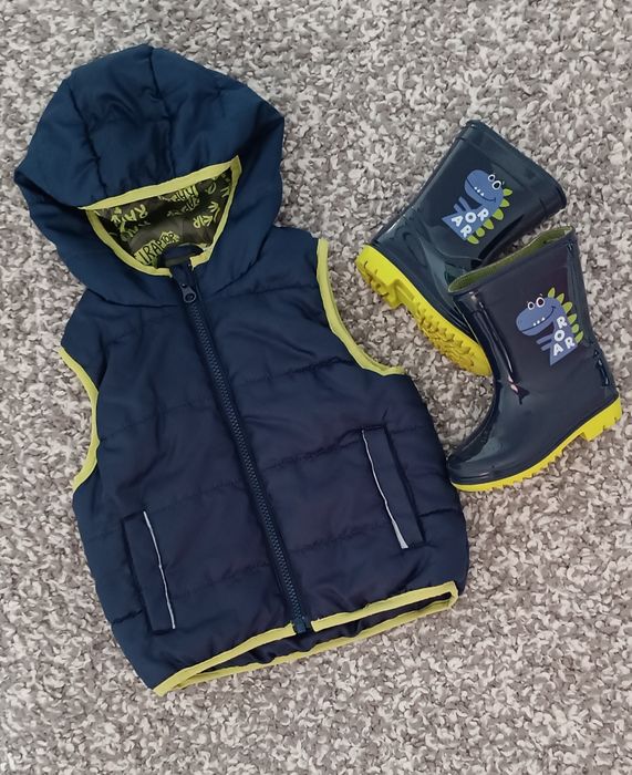 Vesta + Cizme de cauciuc