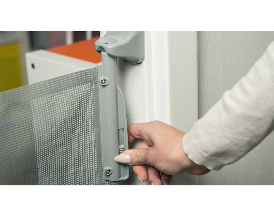 Poarta de siguranta Lionelo Tulia 140 cm Negru