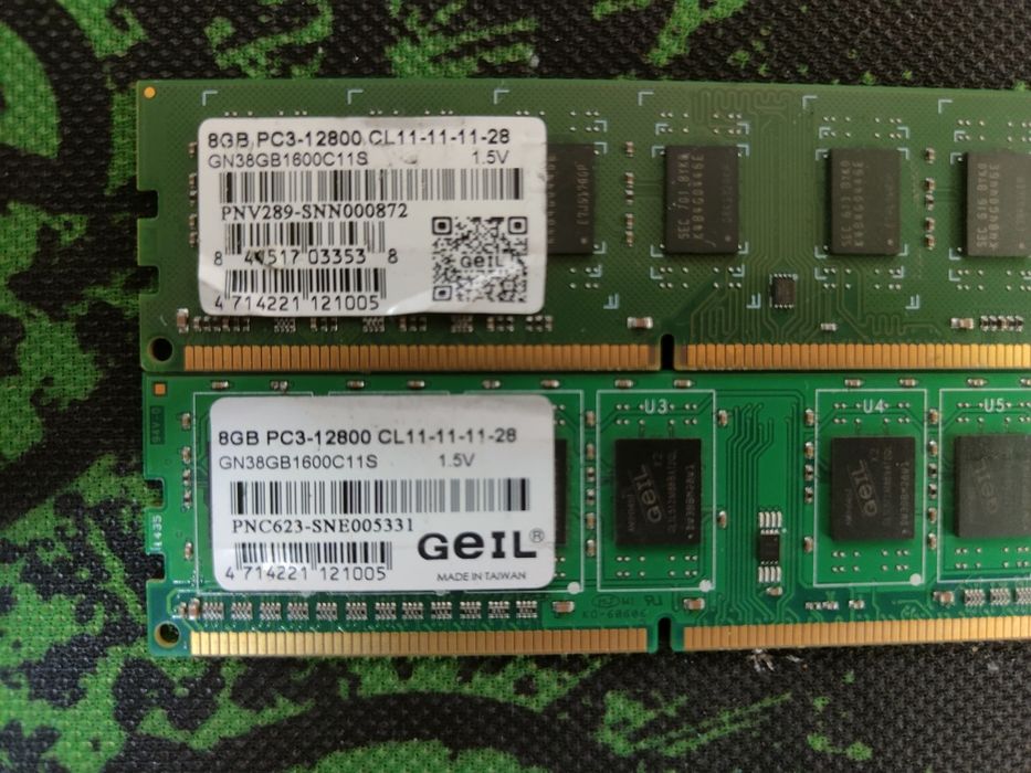 ОЗУ DDR3 1600MHz 2X8Gb