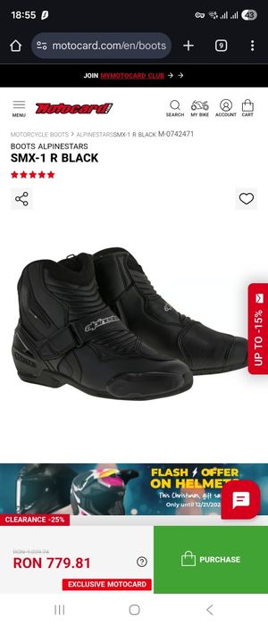 Ghete moto Aplinestars XMR-1 R marime 40