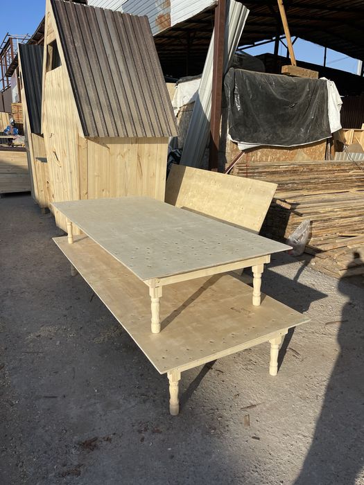 Жер столдар жасаймыз.