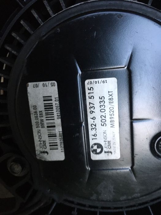 Electroventilator bmw seria 1 e87 e81 e82 seria 3 e90 e91 e92 e93