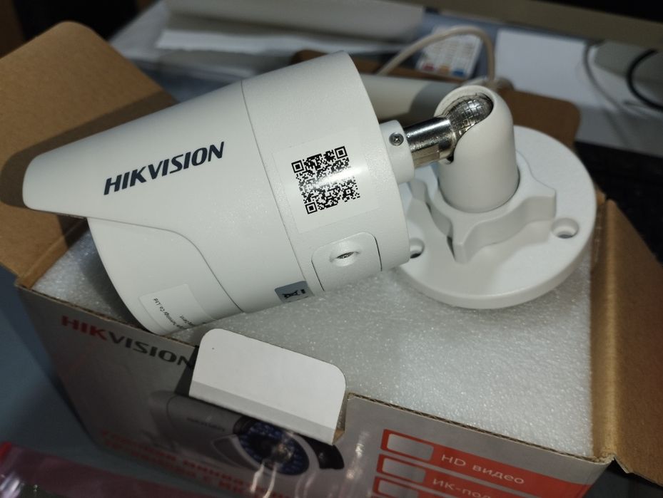 Продам2шт уличная миниатюрная цилиндрическая ip-камера с ИК подсветкой