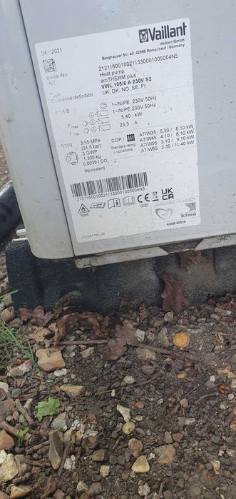 Термопомпа Vaillant 12 Kw. R290