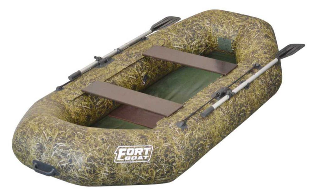 Лодка Shark-S-260х132х36 см.  Камуфляж. Доставка бесплатно