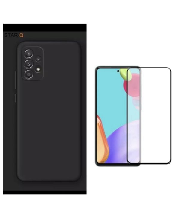 Husa Super Case + Folie Sticla Samsung A13/A23/A15/A25/A24/A16/A17/A07