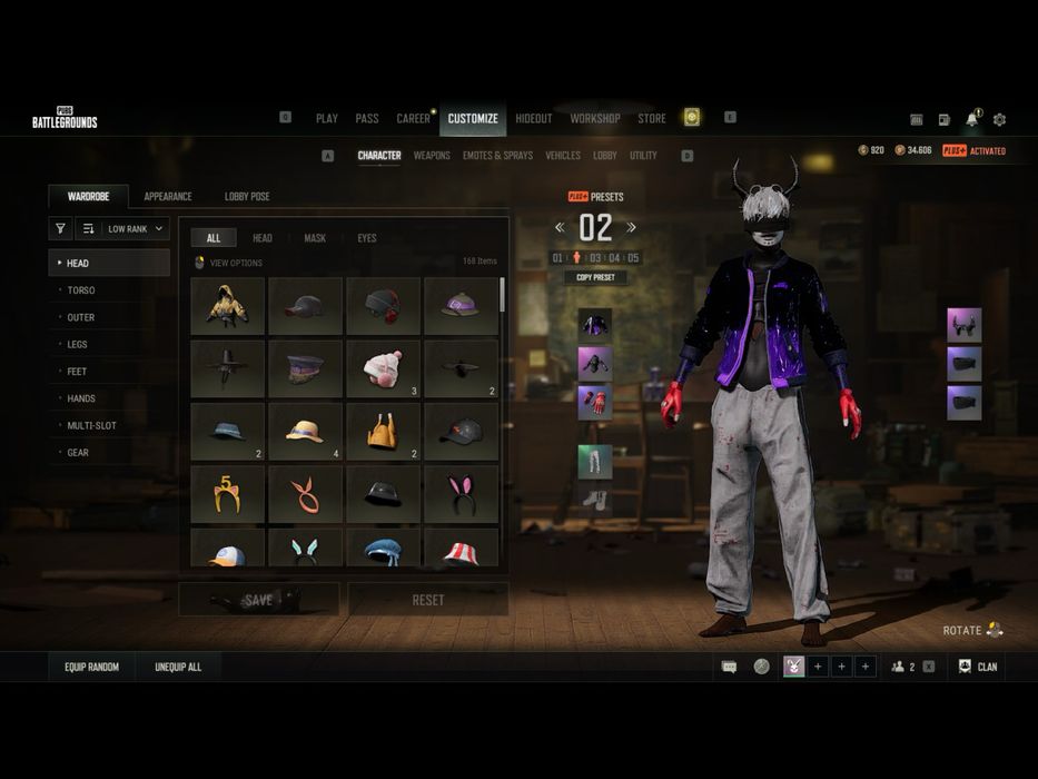 Продам акк PUBG 7000часов