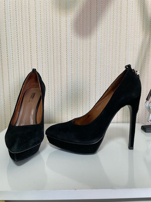 Туфли, замша натуральная