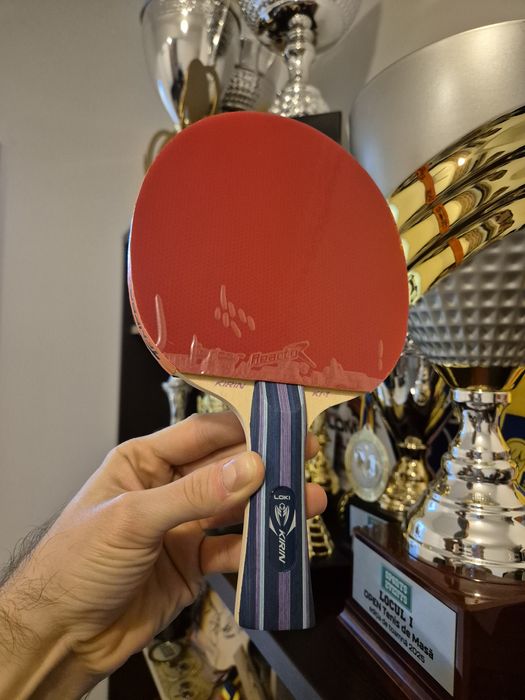 Paletă profesională tenis de masa Loki Reactor+2 mingi Cadou | Ping Po
