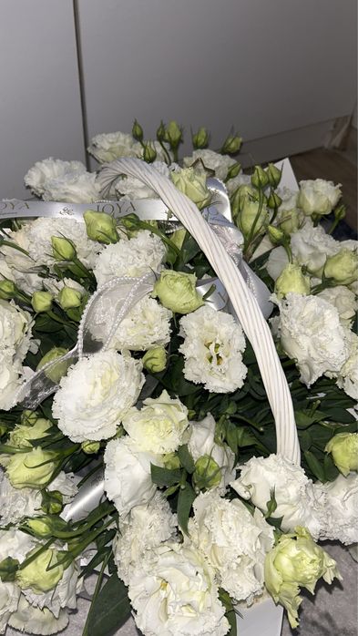 Большая корзина цветы