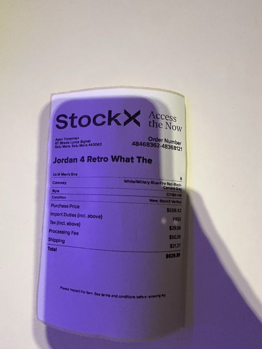 Jordan 4 Retro What The