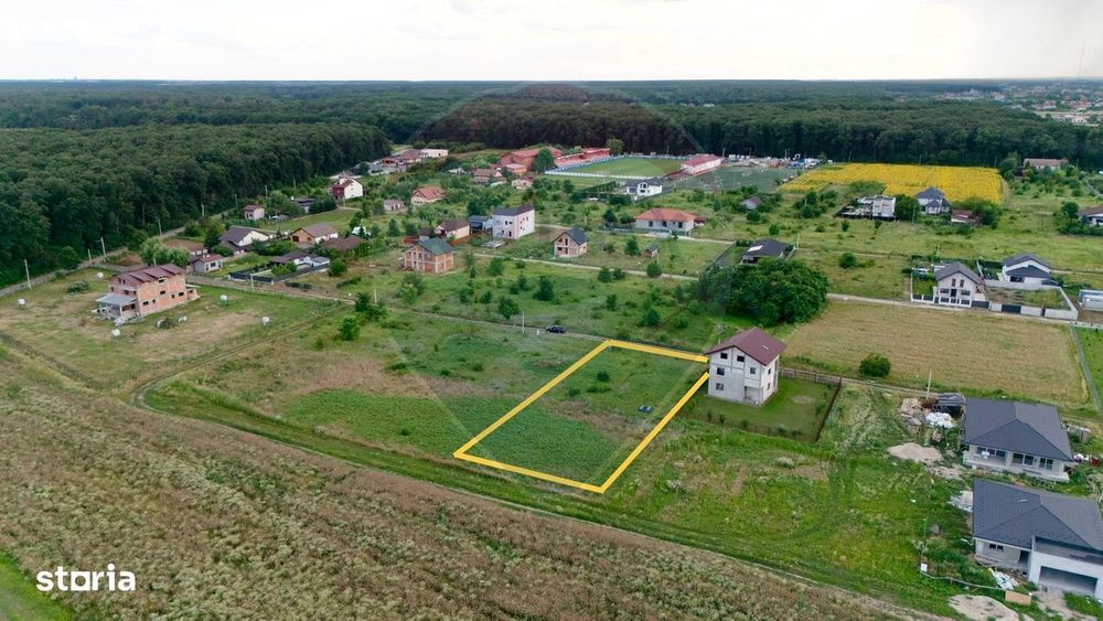 Teren de 1.500 mp de vanzare Ghermănești – Snagov | Lângă pădure