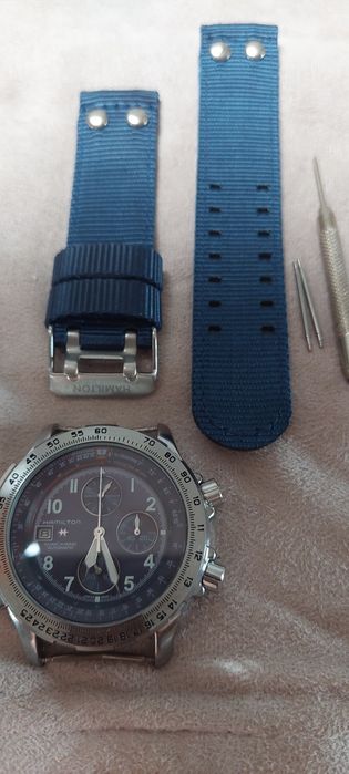 Curea piele compatibila Movado (Kingmatic), Hamilton