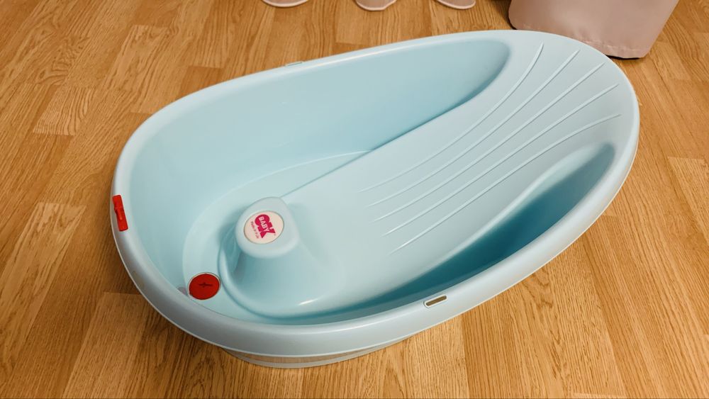 Cadita bebelusi copii OK baby ergonomica onda cu termometru