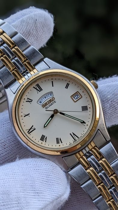 Vintage Seiko Quartz Day-Date Ref.7n43-9041 /