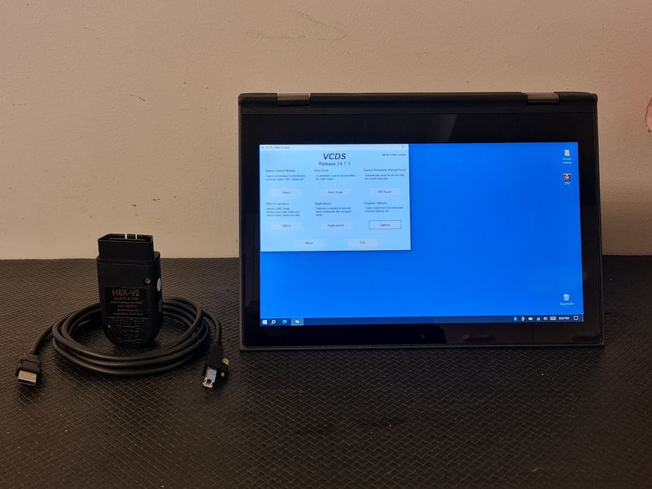 Kit diagnoza Tableta touchscreen + Vcds 24.7 Hex V2 ARM STM32F429