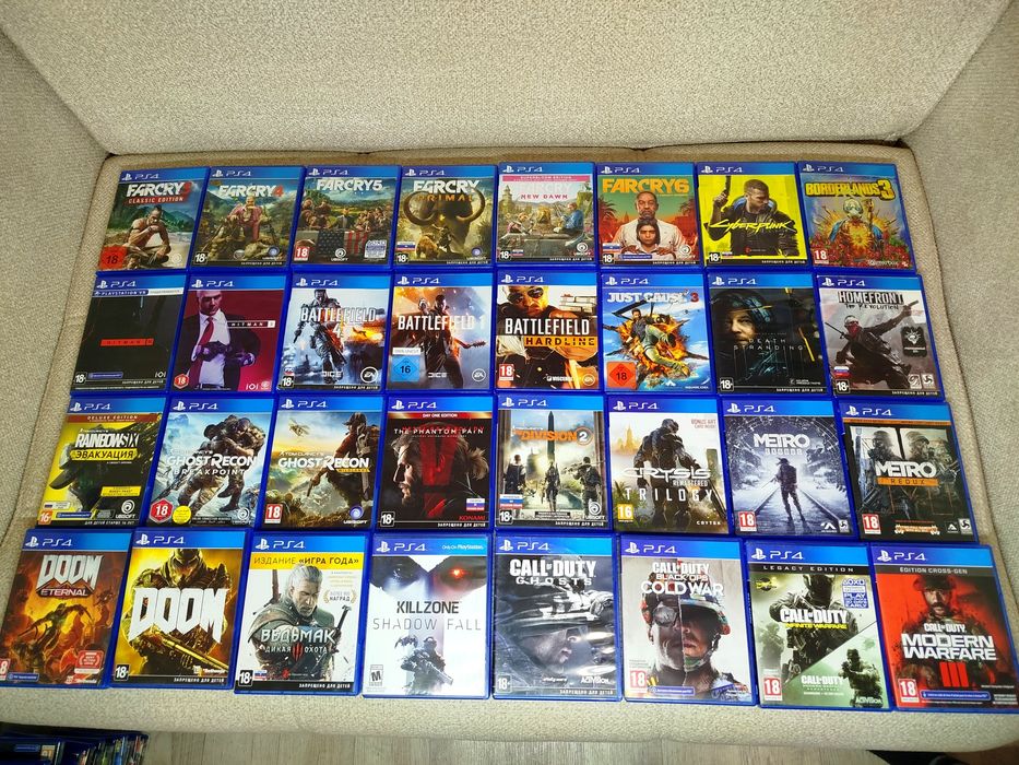 Диски на PS4 PS5