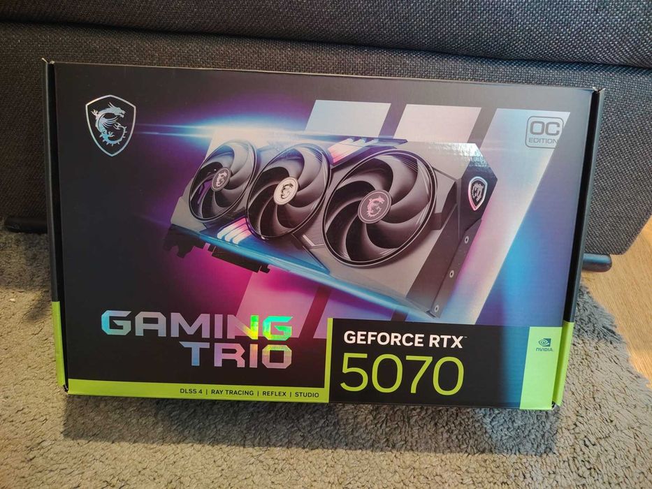 Видеокарта MSI RTX™ 5070 GAMING TRIO OC - 12GB GDDR7