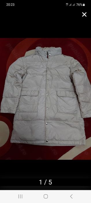 Vind geaca lunga groasă mar L