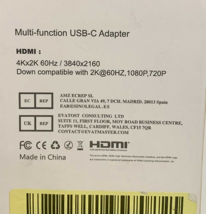 USB-C hub 2 in 1 la dual HDMI (MAC sau Windows, 3 monitoare în total)