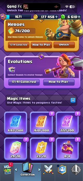 ТОП АККАУНТ Clash Royale арбалет 16 лвл