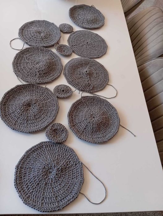 Decor masă croșetat