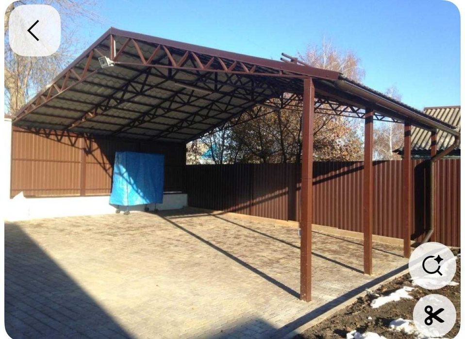 Навес, решетка, перила, оградка Гаранатия и качества