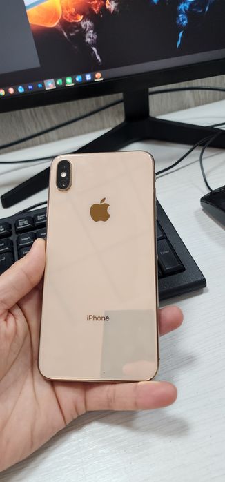 Iphone Xs Max Gold 64GB Bat 100% Ideal