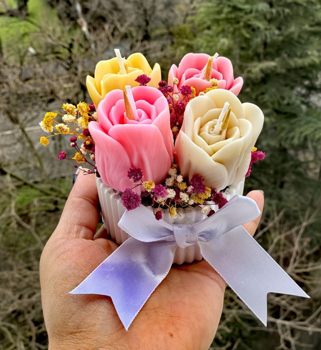 Букети от соеви цветя