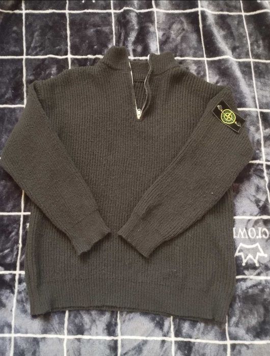 Полузамок Stone Island Черный