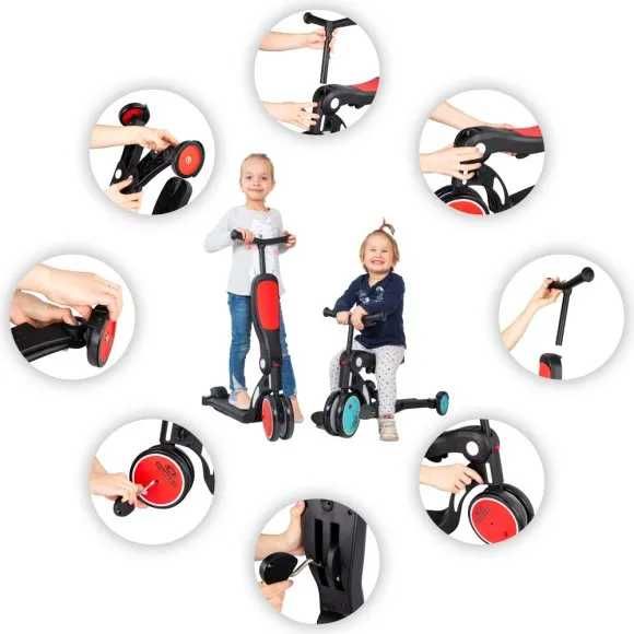 Комбинирана тротинетка 5 в1 WORKER Finfo