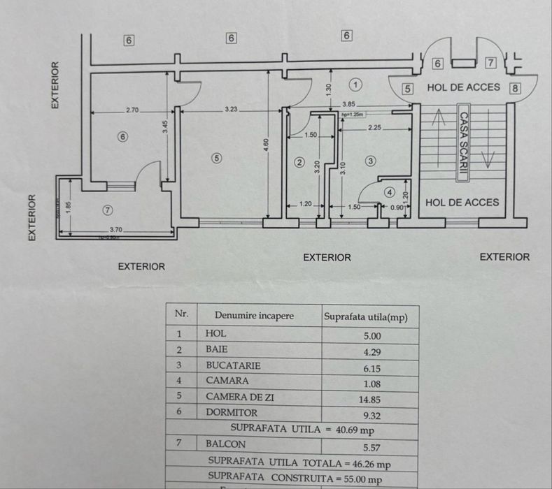 Vând apartament 2 camere - X mare - Rogerius
