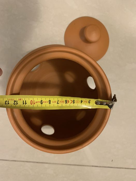 Vand vase argila aranjamente florale