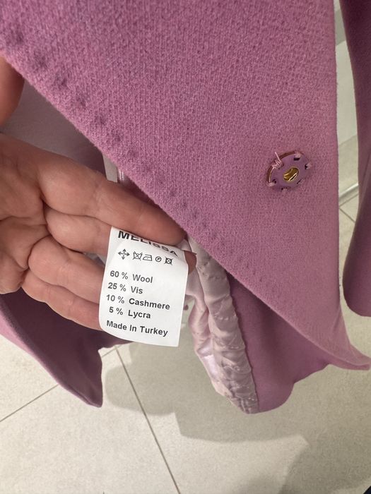 Палто с вълна и кашмир