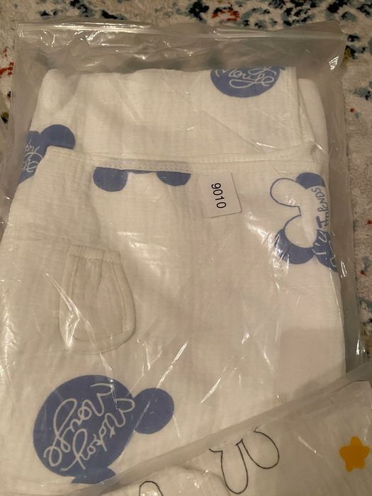 Муслиновые плед с капюшоном, новый