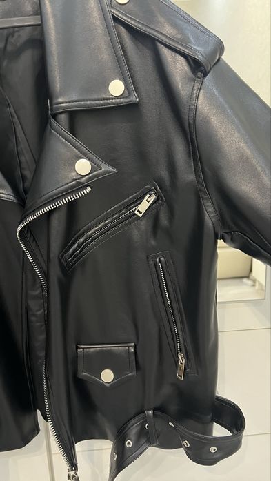 Куртка кож зам оверсайз