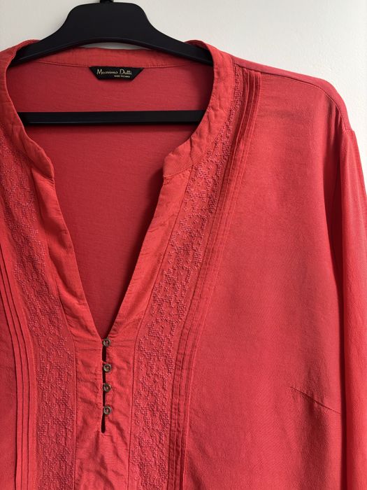 Bluza tip camasa Massimo Dutti, marime M/L, nepurtata, 100% vascoza