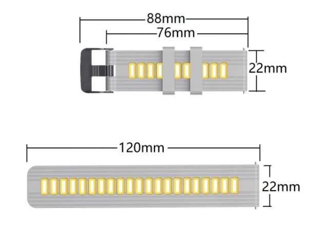 Curele silicon Huawei Watch GT,GT2,GT3,GT4,GT5 46 (22 mm)