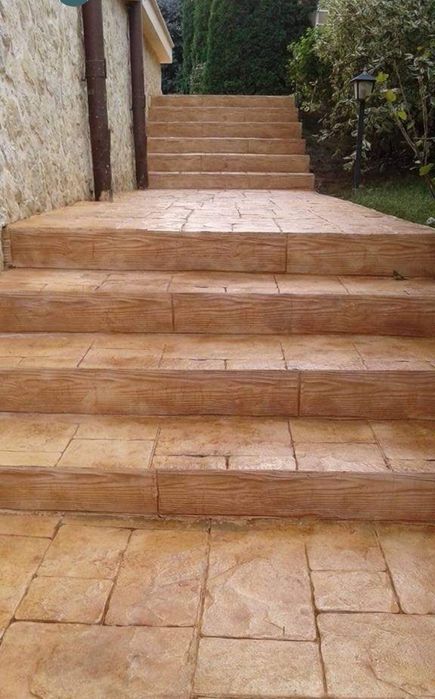 Beton amprentat elicopterizat pavaj pavele construcții tencuială gard