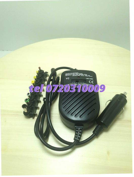 Alimentator Auto Universal Laptop12v 8 Capete Schimb