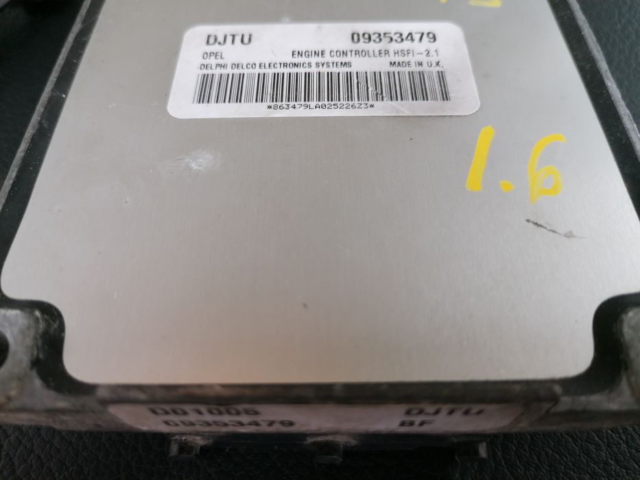 calculator ecu opel vectra b 1.6 z16xe 1.6 16v