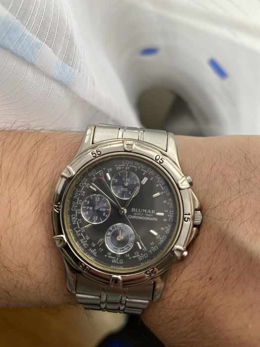 Ceas  Casio MCW-100H  chrono si Blumar TTT998P world time chronograph