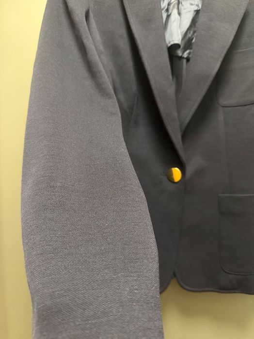 Sacou bleumarin Luisa Spagnoli, 100% lână, mărimea M, nou