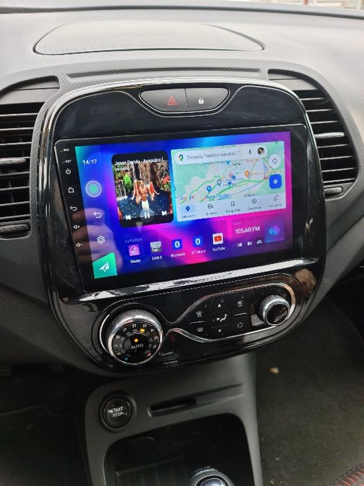 Navigatie Android Renault Captur Waze YouTube GPS Carplay BT