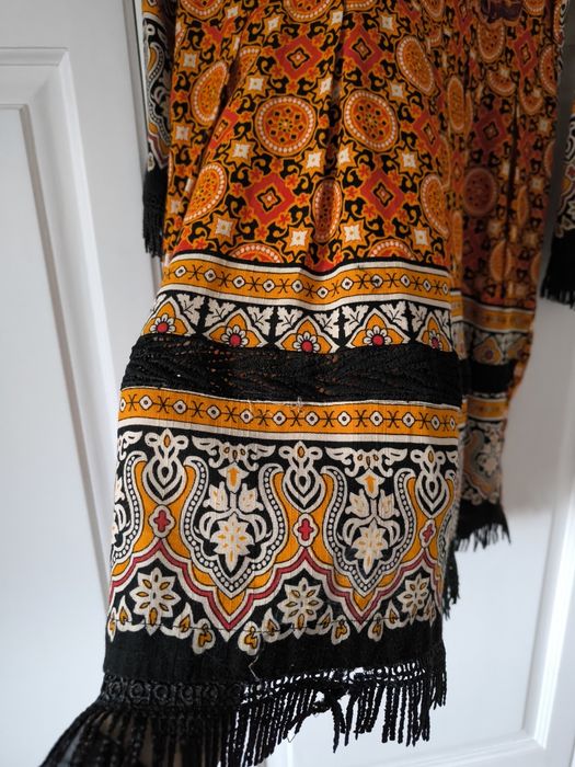 Rochie etno/boho/șic, cu mânecă lunga, mărimea 38