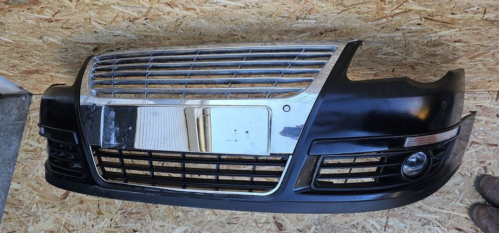 Bară față Passat B6, Completă, Poze reale, culoare  neagră LC9X  1200 lei din Rm-Vâlcea
