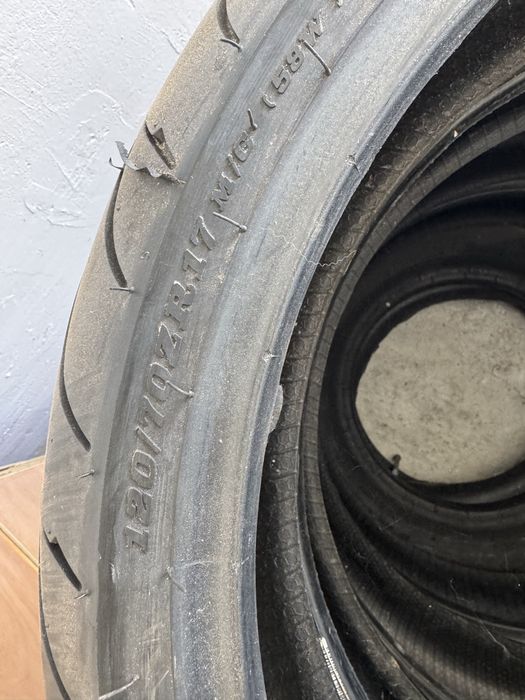Cauciucuri motor noi 120/70z r 17